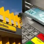 Banco do Brasil / Pessoa sacando dinheiro - Montagem TVFOCO