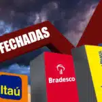 Bancos fecham agências (Foto: Reprodução, Montagem - TV Foco)