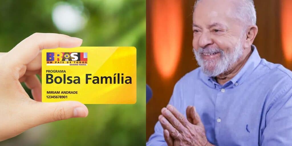 Cartão do Bolsa Família / Presidente Lula - Montagem TVFOCO