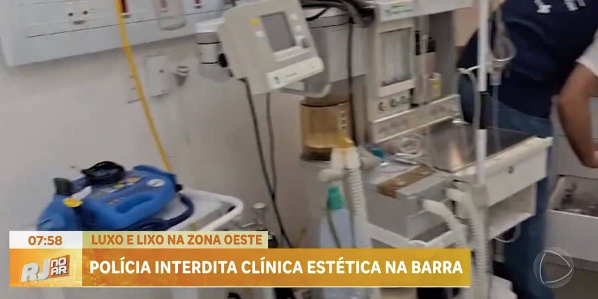 Clínica de estética (Foto: Reprodução / Record)