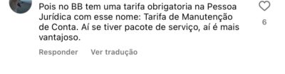 Comentários na publicação do Banco Central - Foto Instagram