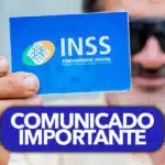 Comunicado do INSS (Foto: Reprodução, TV Foco)