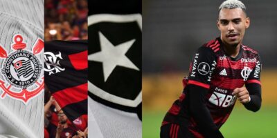 Corinthians, Flamengo, Botafogo e Matheuzinho (Reprodução - Internet)