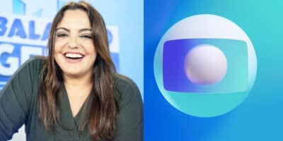 Fabíola Reipert - Globo (Foto: Reprodução - Record, Globo)