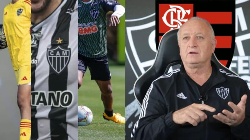 Felipão, Flamengo y jugadores (reproducción - web)