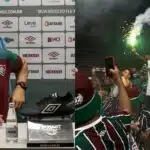 Fernando Diniz e torcida do Fluminense (Reprodução - Internet)