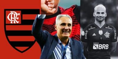 Flamengo, Igor Jesus, Tite e Thiago Maia - (Reprodução Internet)