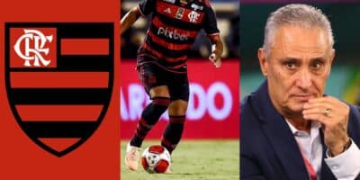 Flamengo, Igor Jesus e Tite - (Reprodução Internet)