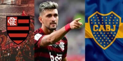 Arrascaeta já disse sim: Boca Juniors volta a atacar no Brasil para contratar o melhor jogador do Flamengo -Montagem Tv Foco