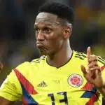 Yerry Mina, craque que brilhou no Palmeiras - Foto | Reprodução: YURI CORTEZ / AFP