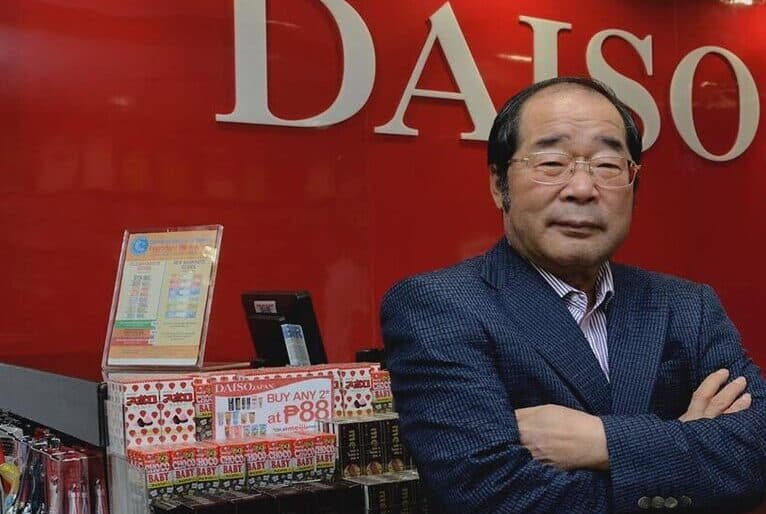 Hirotake Yano, fundador da Daiso - Foto Reprodução Internet