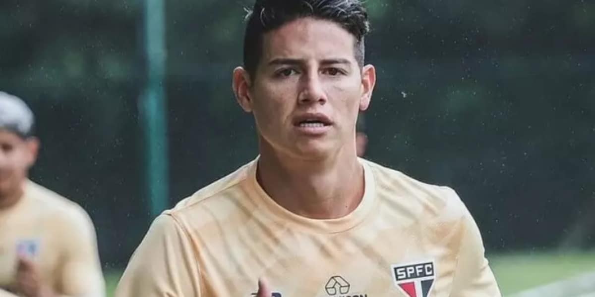 James Rodriguez, São Paulo (Foto: Reprodução/ Internet)