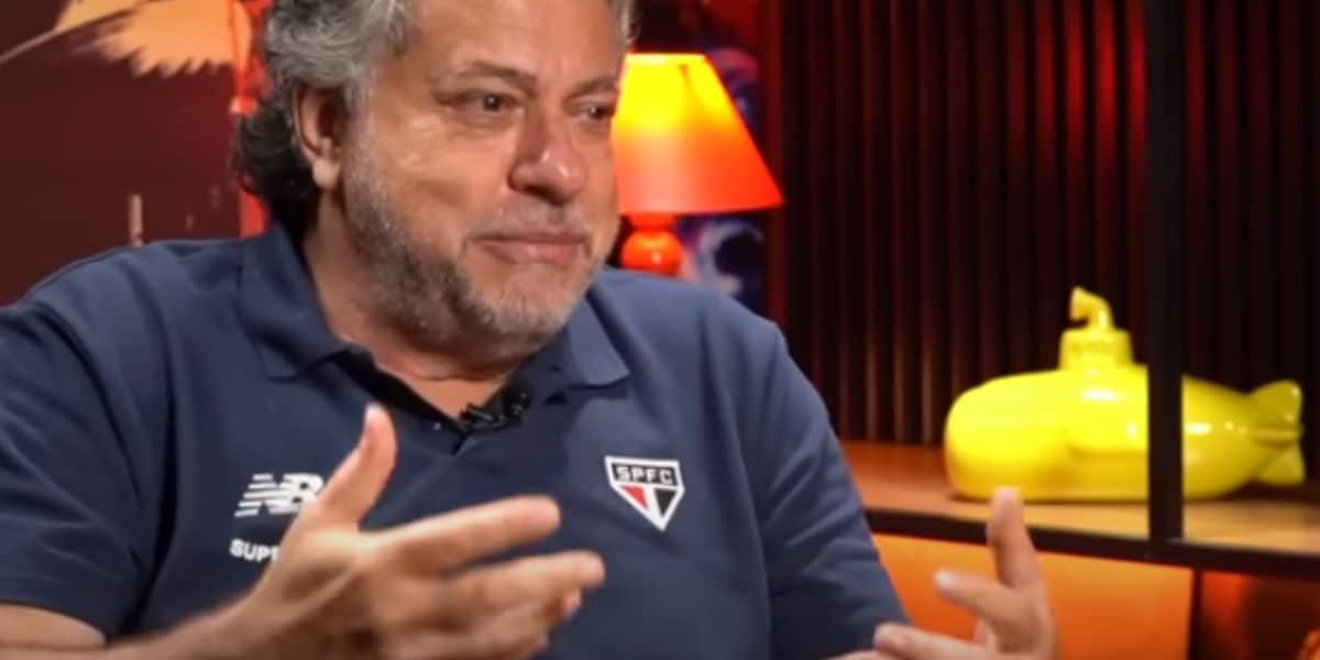 Júlio Casares, Presidente do São Paulo Futebol Clube, fala sobre Rogério Ceni - foto: reprodução