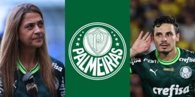 Leila Pereira, Palmeiras e Raphael Veiga - (Reprodução Internet)