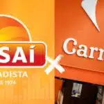 Logo Assaí / Logo Carrefour - Montagem TVFOCO