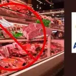 Logo da Anvisa e carnes proibidas - Foto Reprodução Internet