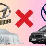 Logo da Hyundai, da Volkswagen e o T-Cross - Foto Reprodução Internet