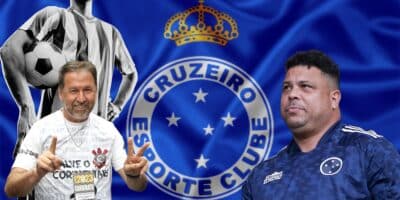 Logo do Cruzeiro com Augusto e Ronaldo - Foto Reprodução Internet