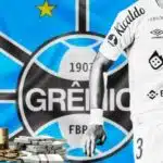 Logo do Grêmio com Renato Gaúcho e novo jogador - Foto Reprodução Internet