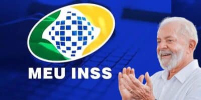 Logo do INSS e Lula - Foto Reprodução Internet