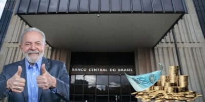 Lula e Banco Central com dinheiro - Foto Reprodução Internet