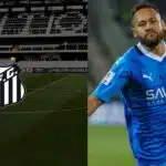 Neymar no Al Hilal e Santos (Reprodução - Internet)