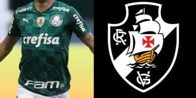 Vasco e atacante do Palmeiras (Reprodução - Internet)