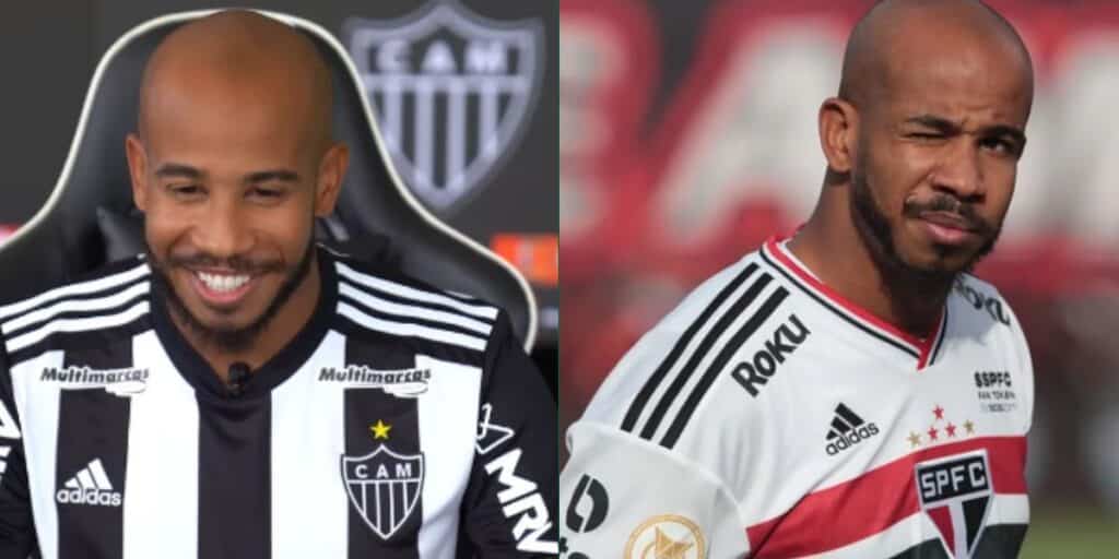 Patrick, craque do Atlético-MG e ex-jogador do São Paulo (Foto - Montagem TV Foco).