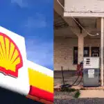 Posto de Gasolina rival da Shell é fechado e abandonado (Foto: Reprodução, Montagem - TV Foco)