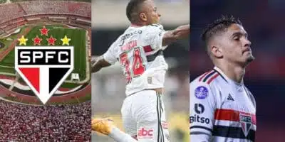 Wellington, Pablo e mais meia: 3 titulares estão com os dias contados no São Paulo e 1 está indo para o rival - Montagem Tv Foco