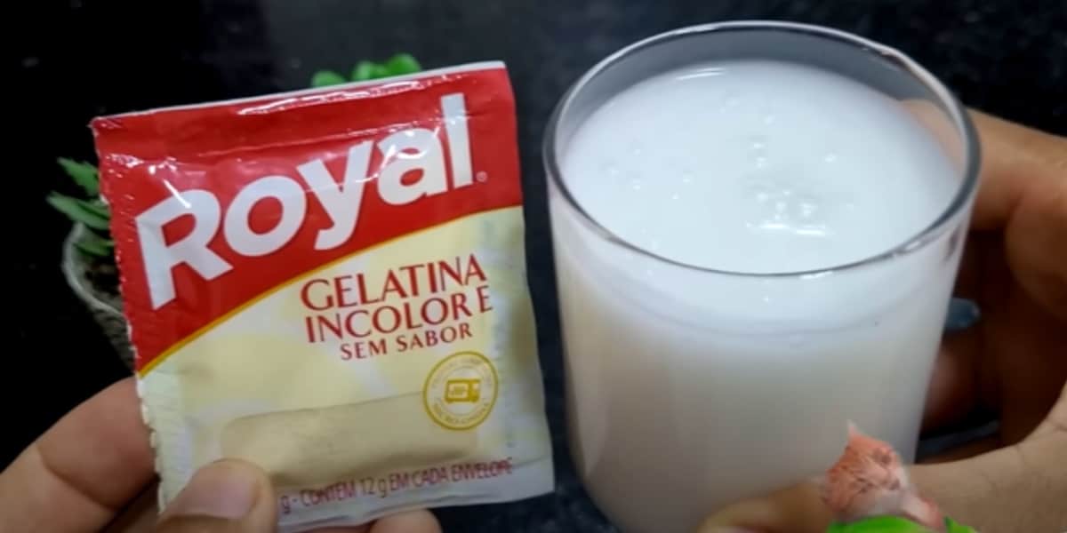 Suco de abacaxi com hortelã e gelatina (Foto Reprodução/Youtube)