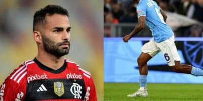 Thiago Maia no Flamengo e Marcos Antônio na Lazio (Reprodução - Internet)