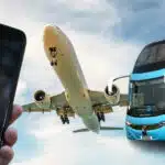 Uber, ônibus e avião (Foto: Reprodução, Montagem - TV Foco)