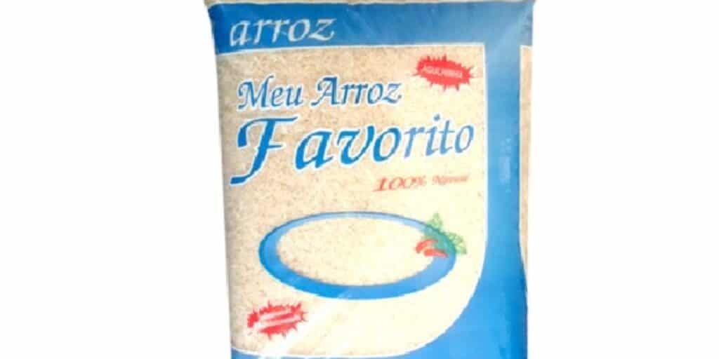 Marca de arroz Favorito foi proibida pela Anvisa (Foto: Reprodução/ Internet)