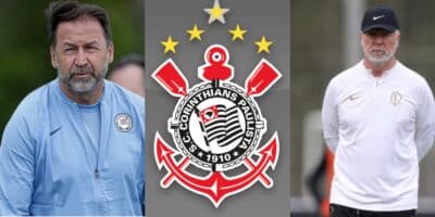 Augusto passa por cima de Mano no Corinthians  - (Foto: Reprodução / Internet)