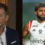 Augusto Melo vai ao SBT e confirma sobre contratação de Gabigol - (Foto: Reprodução / SBT e Marcelo Cortes/Flamengo)