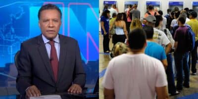 Heraldo Pereira deu notícia no Jornal Nacional (Foto: TV Globo / Agência Brasil)