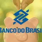 Logo do Banco do Brasil e imagem de poupança. (Foto: Montagem / TV Foco)