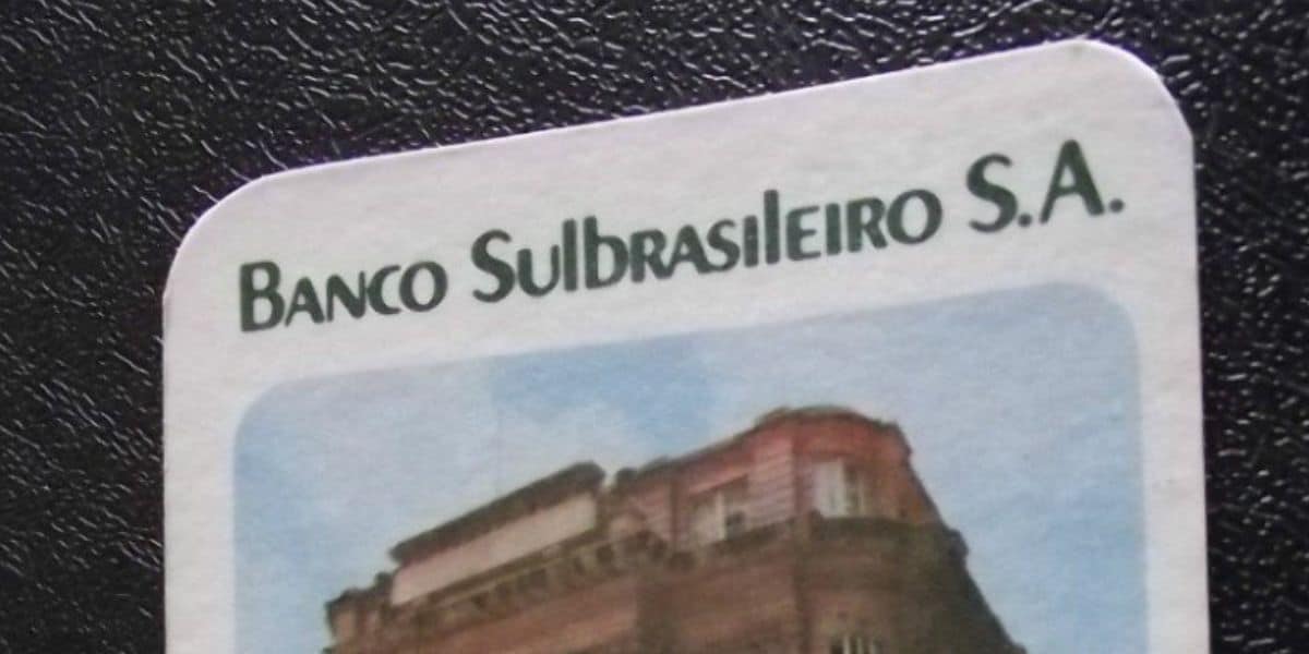 Banco Sul Brasileiro acabou encerrando suas atividades (Reprodução: Internet)