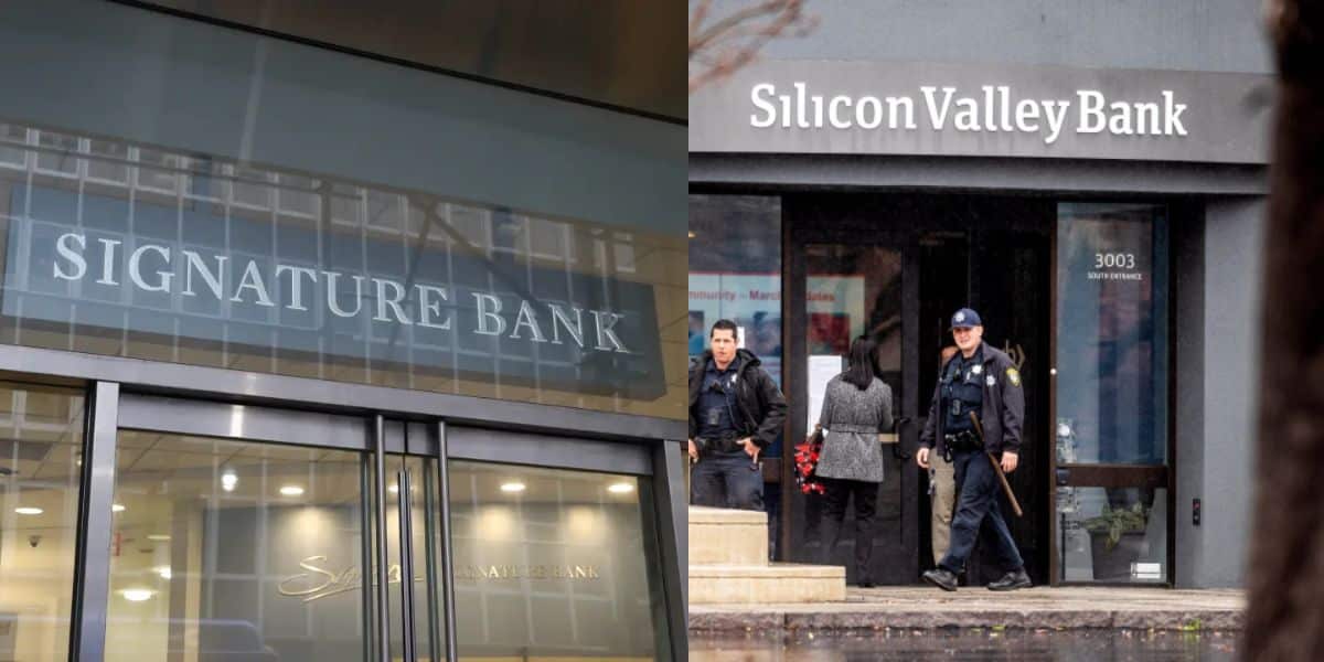 Signature Bank e Silicon Valley Bank (SVB) são dois bancos nos EUA (Foto: Internet)