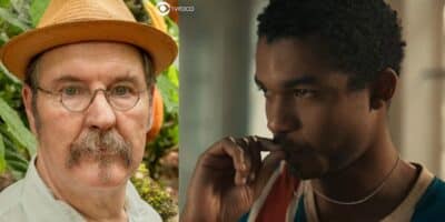 Belarmino e João Pedro em Renascer (Foto: Reprodução / Globo / Montagem TV Foco)