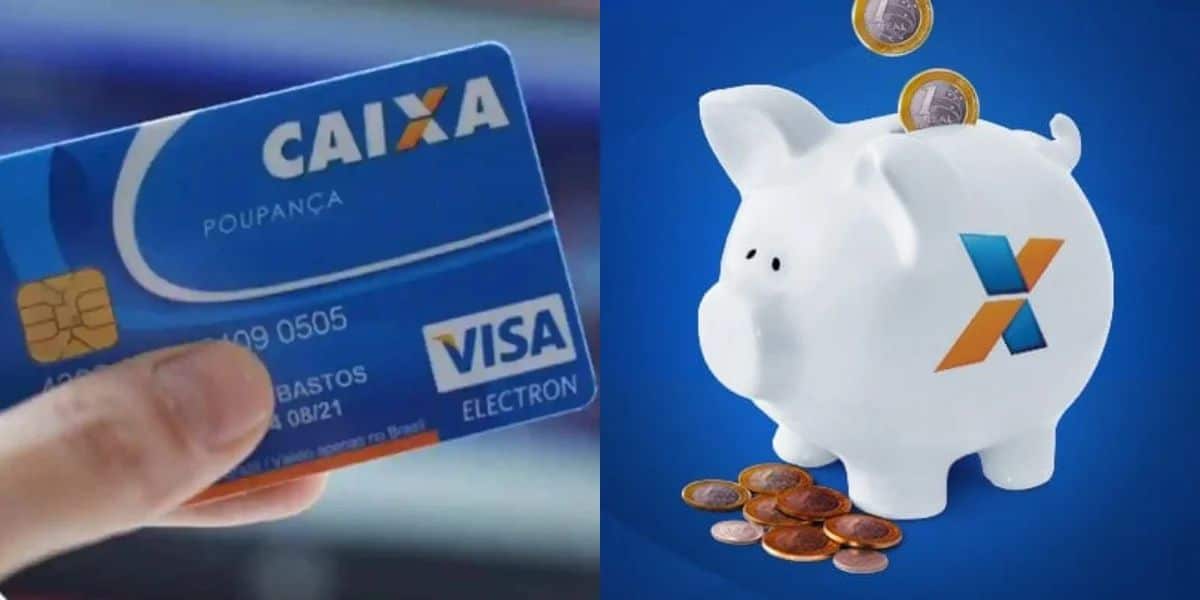 Poupança na Caixa está rendendo mais de 60 reais no ano (Reprodução: Montagem TV Foco)