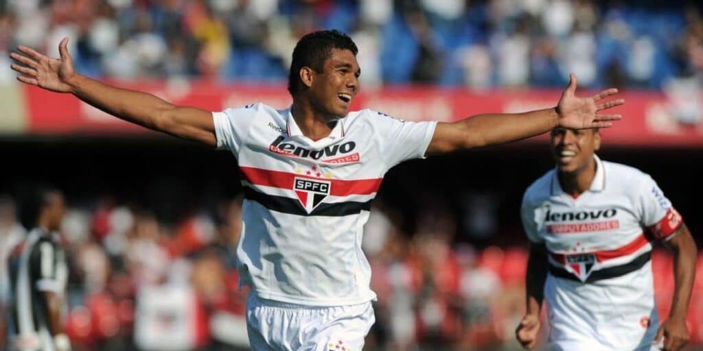 Casemiro iniciou sua carreira no São Paulo (Reprodução: Internet)