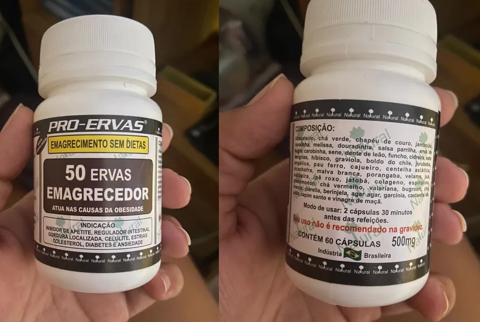 Um dos chás emagrecedores proibidos pela Anvisa (Foto: Reprodução/ Internet)