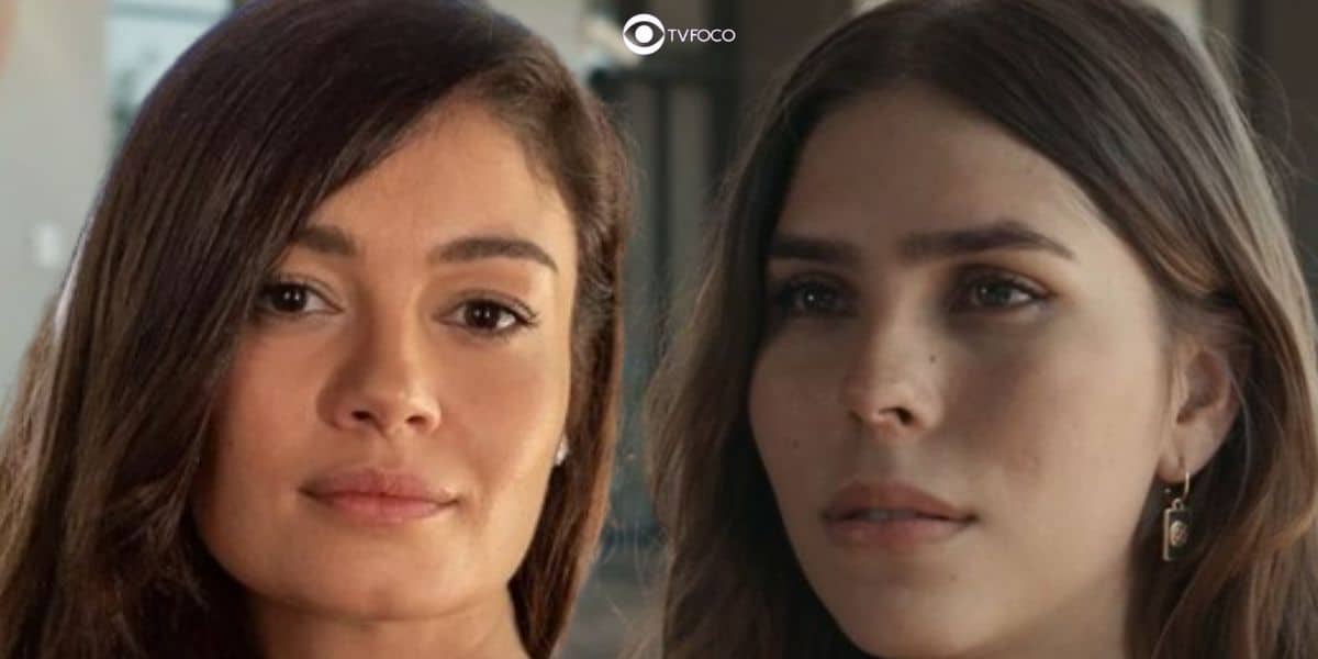 Eliana (Sophie Charlotte) e Buba (Gabriela Medeiros) em Renascer (Foto: Reprodução / Globo / Montagem TV Foco)