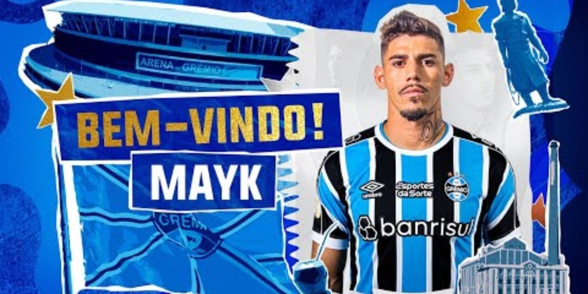 Grêmio contrata Mayk, ex-Guarani (Foto: Divulgação)