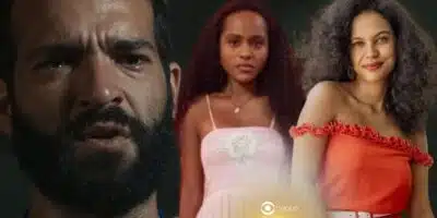 José Inocêncio, Santinha e Morena em Renascer (Foto: Reprodução / Globo / Montagem TV Foco)