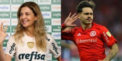 Leila Pereira e o Palmeiras estavam na disputa pela contratação de Maurício (Foto: Reprodução/ Internet)