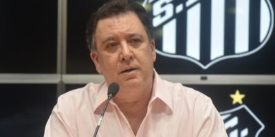 Marcelo Teixeira é o atual presidente do Santos (Foto: Reprodução/ Ivan Storti/Santos)