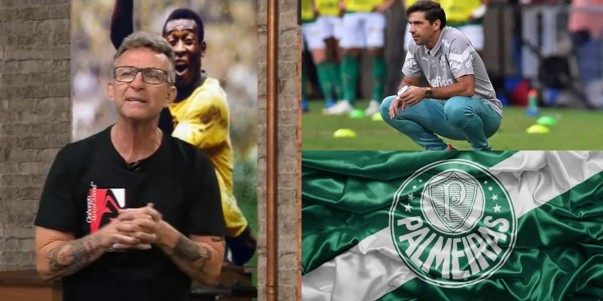 Neto paralisou donos da Bola com ordem de reforços do Abel ao Palmeiras (Reprodução: Montagem TV Foco)